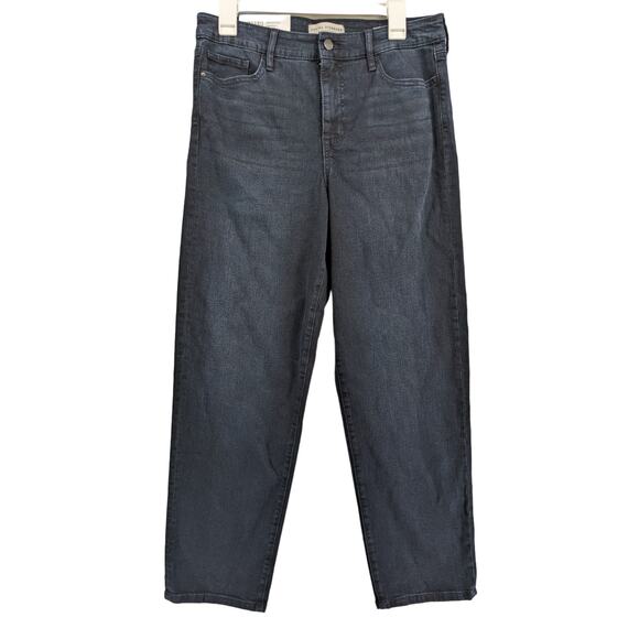 Sanctuary Slim Straight Jeans 10 Nighthawk Stretch High Rise Denim Soft Slim Fit - Picture 1 of 11